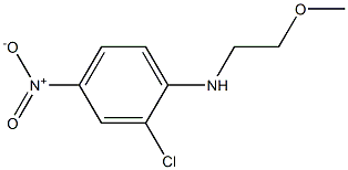 2-chloro-N-(2-methoxyethyl)-4-nitroaniline Struktur