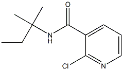 2-chloro-N-(2-methylbutan-2-yl)pyridine-3-carboxamide Struktur