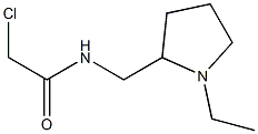 2-chloro-N-[(1-ethylpyrrolidin-2-yl)methyl]acetamide Struktur