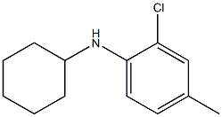 2-chloro-N-cyclohexyl-4-methylaniline Struktur