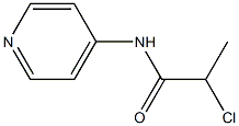 2-chloro-N-pyridin-4-ylpropanamide Struktur