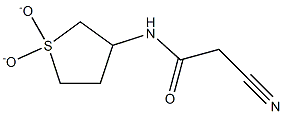 2-cyano-N-(1,1-dioxidotetrahydrothien-3-yl)acetamide Struktur