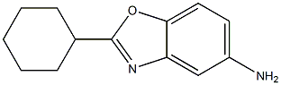 2-cyclohexyl-1,3-benzoxazol-5-amine Struktur