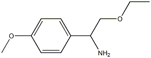 2-ethoxy-1-(4-methoxyphenyl)ethanamine Struktur