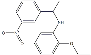 2-ethoxy-N-[1-(3-nitrophenyl)ethyl]aniline Struktur