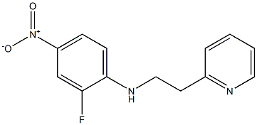 2-fluoro-4-nitro-N-[2-(pyridin-2-yl)ethyl]aniline Struktur