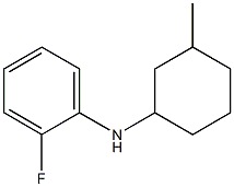 2-fluoro-N-(3-methylcyclohexyl)aniline Struktur