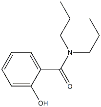 2-hydroxy-N,N-dipropylbenzamide Struktur