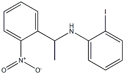 2-iodo-N-[1-(2-nitrophenyl)ethyl]aniline Struktur