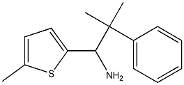 2-methyl-1-(5-methylthiophen-2-yl)-2-phenylpropan-1-amine Struktur