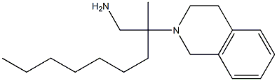 2-methyl-2-(1,2,3,4-tetrahydroisoquinolin-2-yl)nonan-1-amine Struktur