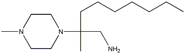 2-methyl-2-(4-methylpiperazin-1-yl)nonan-1-amine Struktur