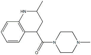 2-methyl-4-[(4-methylpiperazin-1-yl)carbonyl]-1,2,3,4-tetrahydroquinoline Struktur