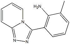 2-methyl-6-[1,2,4]triazolo[4,3-a]pyridin-3-ylaniline Struktur