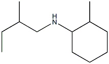 2-methyl-N-(2-methylbutyl)cyclohexan-1-amine Struktur