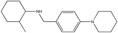 2-methyl-N-{[4-(piperidin-1-yl)phenyl]methyl}cyclohexan-1-amine Struktur