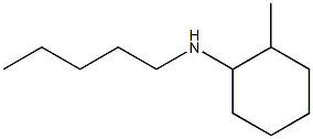 2-methyl-N-pentylcyclohexan-1-amine Struktur