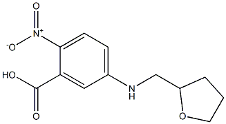 2-nitro-5-[(oxolan-2-ylmethyl)amino]benzoic acid Structure