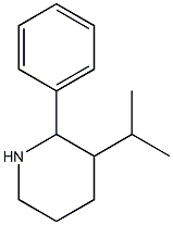 2-phenyl-3-(propan-2-yl)piperidine Struktur