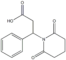 3-(2,6-dioxopiperidin-1-yl)-3-phenylpropanoic acid Struktur