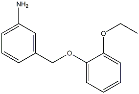 3-(2-ethoxyphenoxymethyl)aniline Struktur