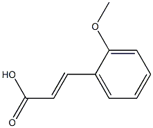 3-(2-methoxyphenyl)prop-2-enoic acid Struktur