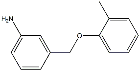 3-(2-methylphenoxymethyl)aniline Struktur