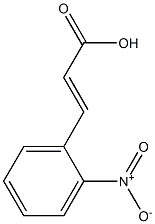 3-(2-nitrophenyl)prop-2-enoic acid Struktur