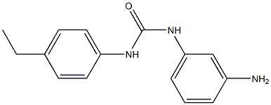 3-(3-aminophenyl)-1-(4-ethylphenyl)urea Struktur