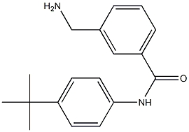 3-(aminomethyl)-N-(4-tert-butylphenyl)benzamide Struktur