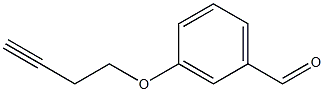 3-(but-3-ynyloxy)benzaldehyde Struktur