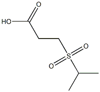 3-(isopropylsulfonyl)propanoic acid Struktur