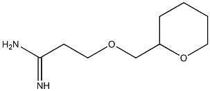 3-(tetrahydro-2H-pyran-2-ylmethoxy)propanimidamide Struktur