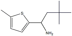 3,3-dimethyl-1-(5-methylthiophen-2-yl)butan-1-amine Struktur