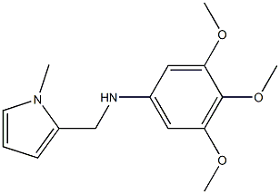 3,4,5-trimethoxy-N-[(1-methyl-1H-pyrrol-2-yl)methyl]aniline Struktur