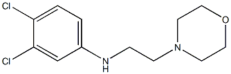 3,4-dichloro-N-[2-(morpholin-4-yl)ethyl]aniline Struktur