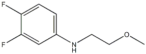 3,4-difluoro-N-(2-methoxyethyl)aniline Struktur