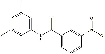 3,5-dimethyl-N-[1-(3-nitrophenyl)ethyl]aniline Struktur