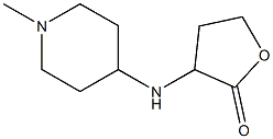 3-[(1-methylpiperidin-4-yl)amino]oxolan-2-one Struktur