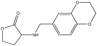 3-[(2,3-dihydro-1,4-benzodioxin-6-ylmethyl)amino]oxolan-2-one Struktur