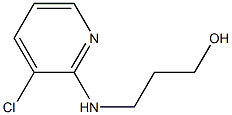 3-[(3-chloropyridin-2-yl)amino]propan-1-ol Struktur