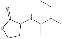 3-[(3-methylpentan-2-yl)amino]oxolan-2-one Struktur