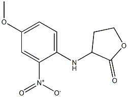 3-[(4-methoxy-2-nitrophenyl)amino]oxolan-2-one Struktur