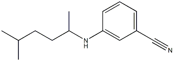 3-[(5-methylhexan-2-yl)amino]benzonitrile Struktur