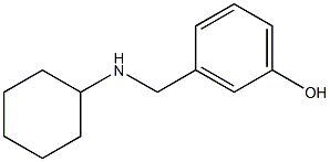 3-[(cyclohexylamino)methyl]phenol Struktur