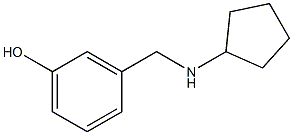 3-[(cyclopentylamino)methyl]phenol Struktur