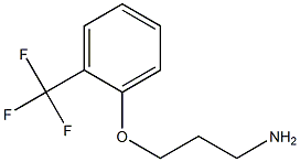 3-[2-(trifluoromethyl)phenoxy]propan-1-amine Struktur