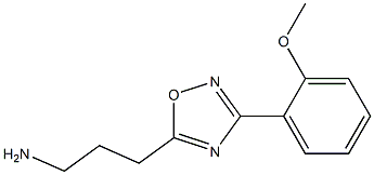 3-[3-(2-methoxyphenyl)-1,2,4-oxadiazol-5-yl]propan-1-amine Struktur