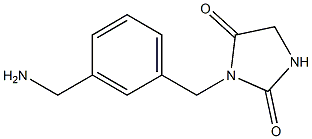 3-[3-(aminomethyl)benzyl]imidazolidine-2,4-dione Struktur