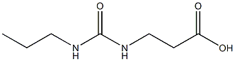 3-{[(propylamino)carbonyl]amino}propanoic acid Struktur